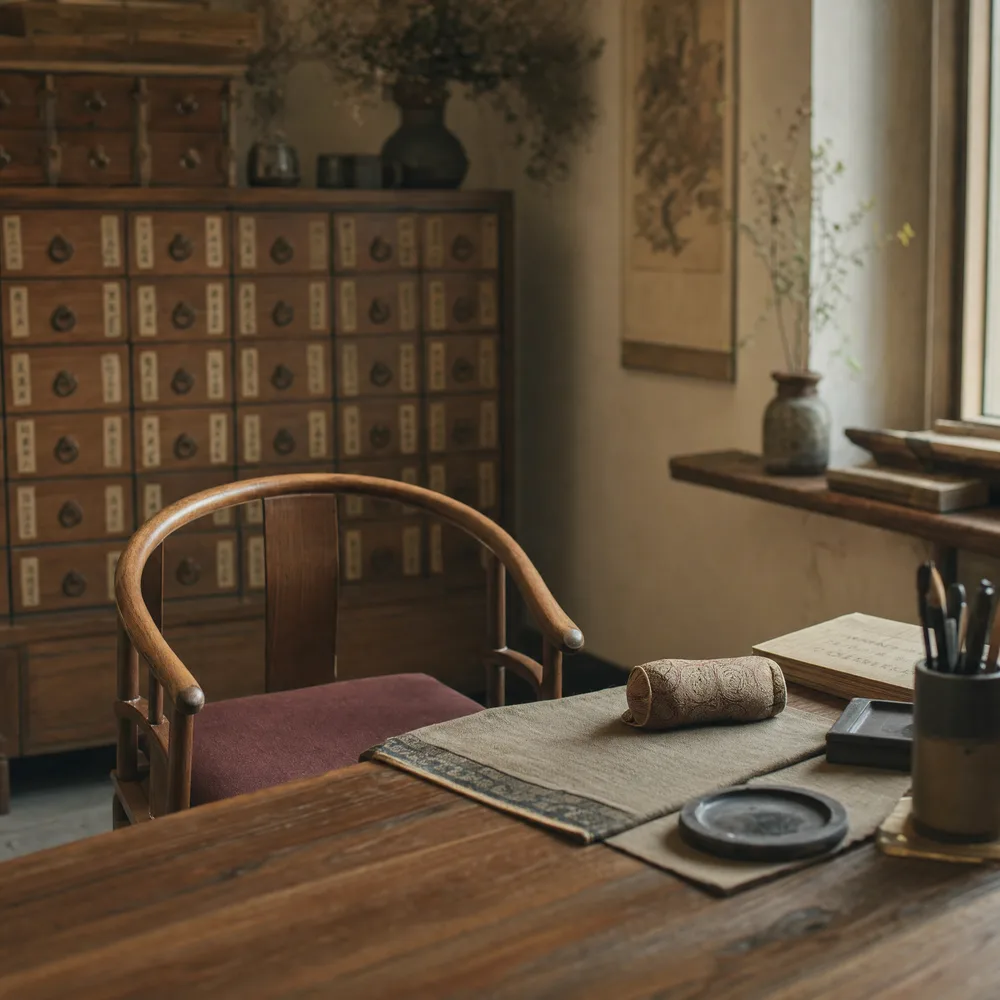 A quiet TCM consultation room